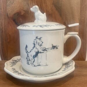 Creative Co-Op Fido Dog Doghouse Mug Tea Cup/Saucer
In like new condition.